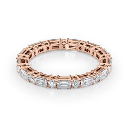 1.7ct Silara Round Cut Moissanite Ring - Rose Gold