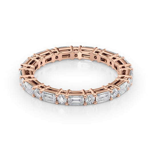 1.7ct Silara Round Cut Moissanite Ring - Rose Gold