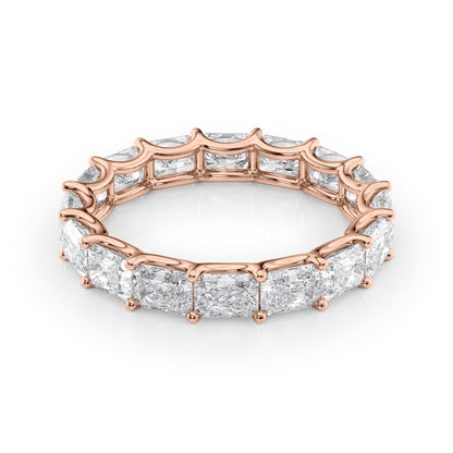2ct Sarina Radiant Cut Moissanite Ring - Rose Gold