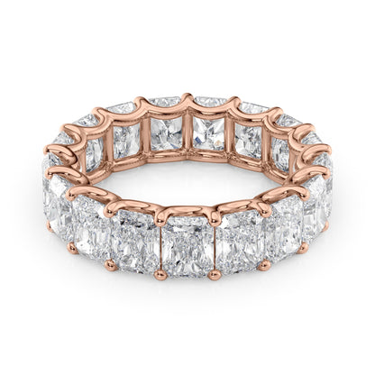 7ct Drusilla Round Cut Moissanite Ring - Rose Gold