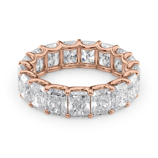 7ct Drusilla Round Cut Moissanite Ring - Rose Gold