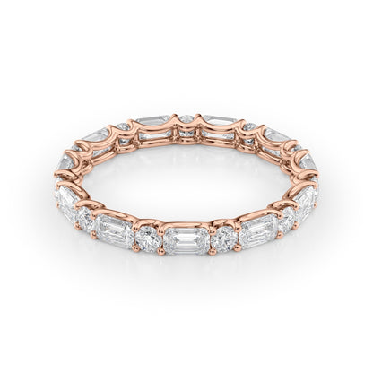 2ct Ramara Round Cut Moissanite Ring - Rose Gold