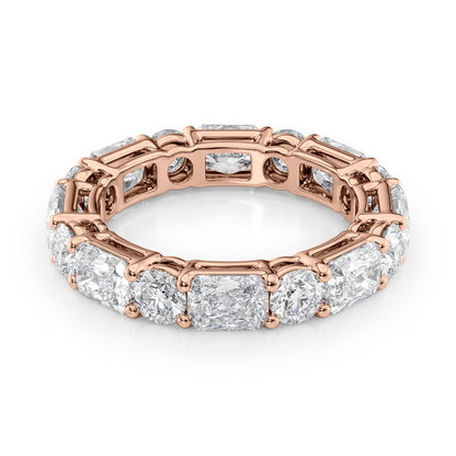 4.6ct Giona Round Cut Moissanite Ring - Rose Gold