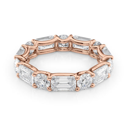 5ct Serena Round Cut Moissanite Ring - Rose Gold