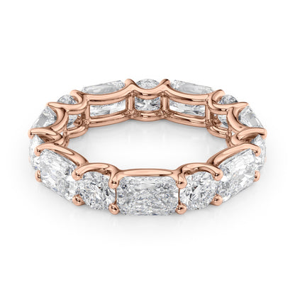 5.7ct Irina Round Cut Moissanite Ring - Rose Gold