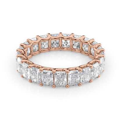 4ct Tobara Round Cut Moissanite Ring - Rose Gold