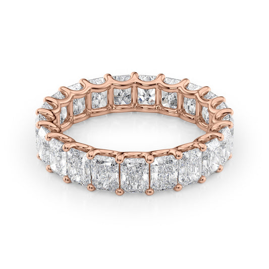 4ct Tobara Round Cut Moissanite Ring - Rose Gold
