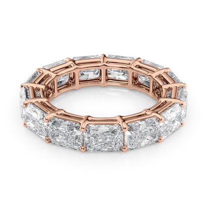 6ct Gildara Radiant Cut Moissanite Ring - Rose Gold