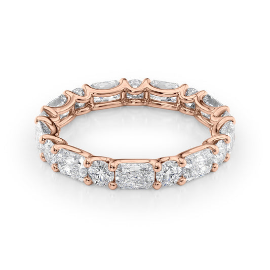 2.8ct Odessa Round Cut Moissanite Ring - Rose Gold