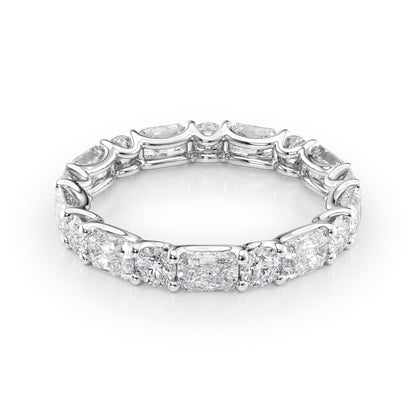 2.8ct Odessa Round Cut Moissanite Ring - Silver