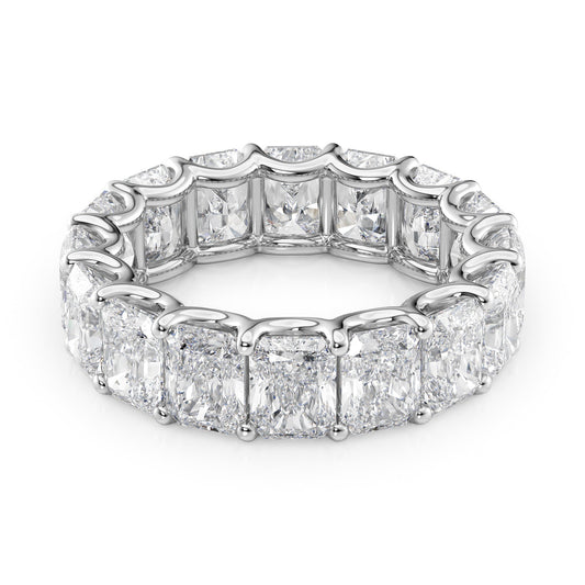 8ct Yara Round Cut Moissanite Ring - Silver