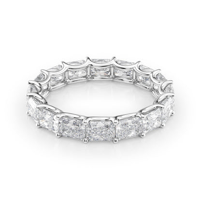 2ct Sarina Radiant Cut Moissanite Ring - Silver