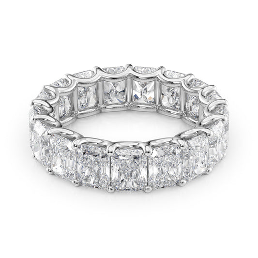 7ct Drusilla Round Cut Moissanite Ring - Silver