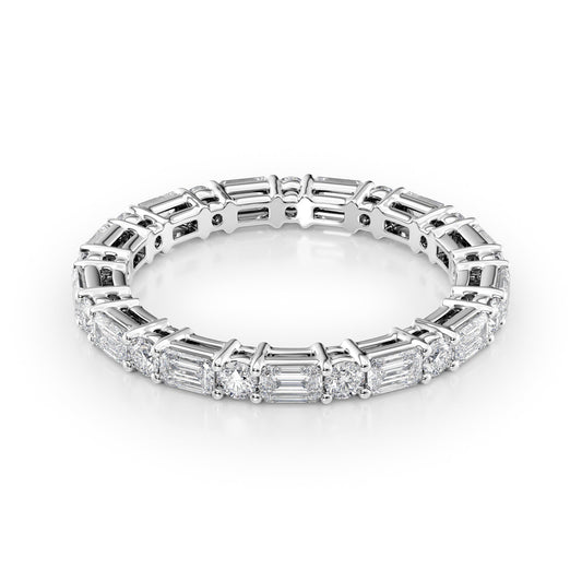 1.7ct Silara Round Cut Moissanite Ring - Silver