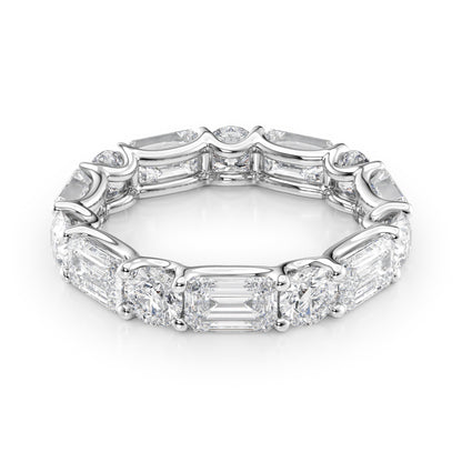 5ct Serena Round Cut Moissanite Ring - Silver