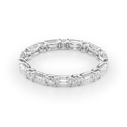 2ct Ramara Round Cut Moissanite Ring - Silver