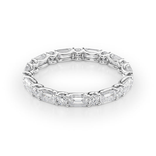 2ct Ramara Round Cut Moissanite Ring - Silver