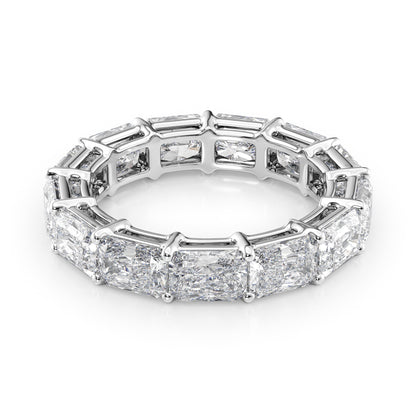 5ct Livinda Radiant Cut Moissanite Ring - Silver