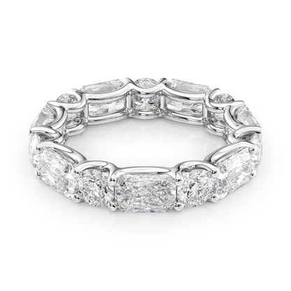 5.7ct Irina Round Cut Moissanite Ring - Silver