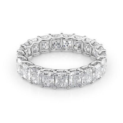 4ct Tobara Round Cut Moissanite Ring - Silver