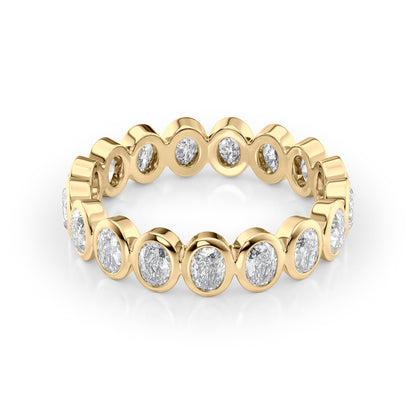 1.7ct Tamira Oval Cut Moissanite Ring - Gold