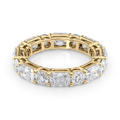 4.6ct Giona Round Cut Moissanite Ring - Gold