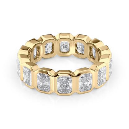 4ct Chastity Round Cut Moissanite Ring - Gold