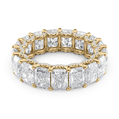 8.3ct Heike Round Cut Moissanite Ring - Gold