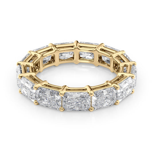 5ct Livinda Radiant Cut Moissanite Ring - Gold