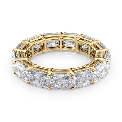 6ct Gildara Radiant Cut Moissanite Ring - Gold