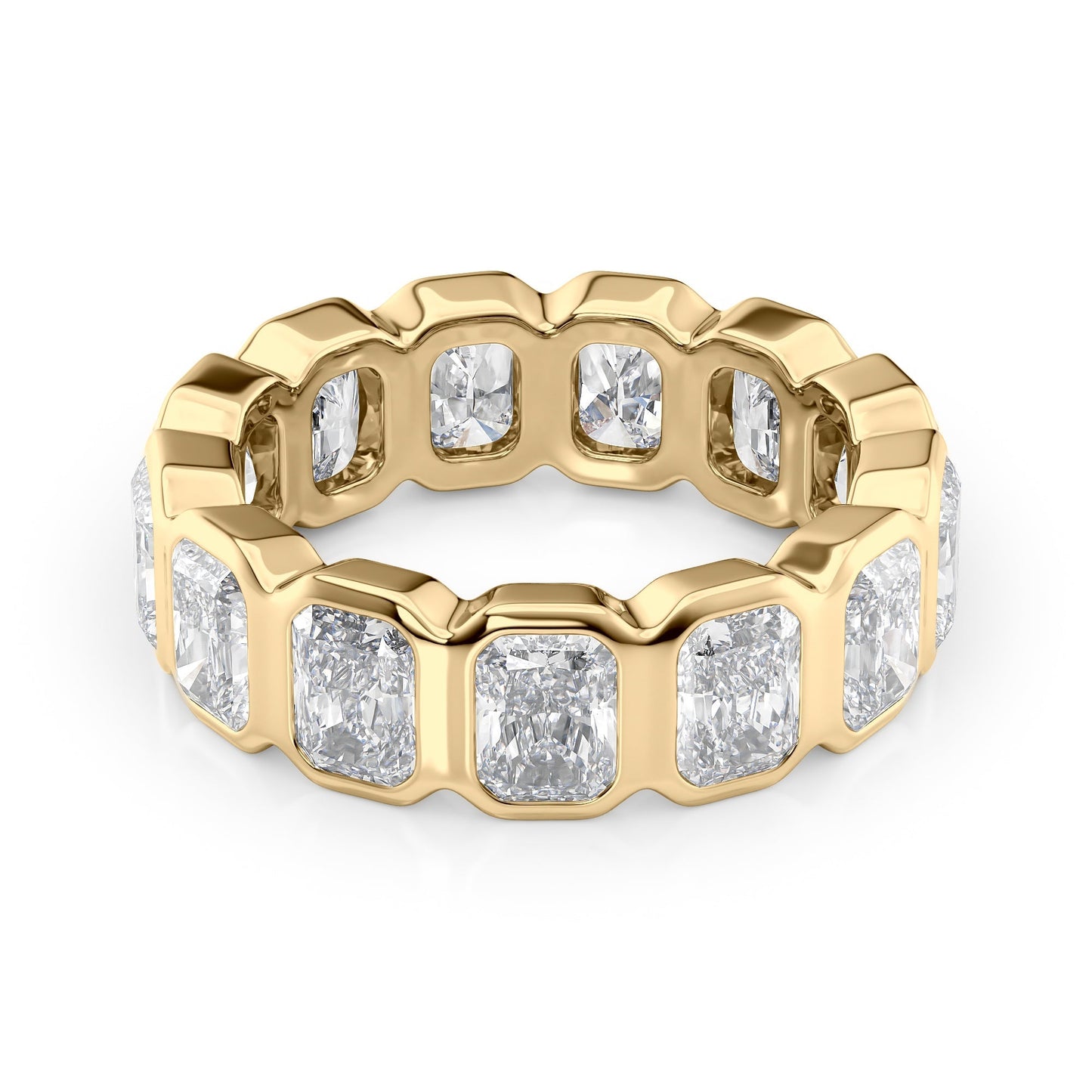 5ct Vida Round Cut Moissanite Ring - Gold