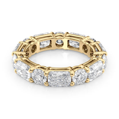 5.7ct Albena Round Cut Moissanite Ring - Gold