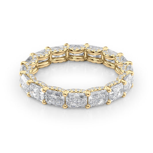 2.3ct Sirona Radiant Cut Moissanite Ring - Gold