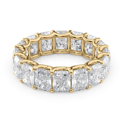 8ct Yara Round Cut Moissanite Ring - Gold