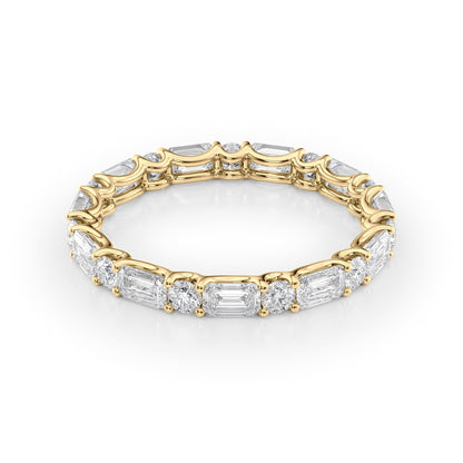 2ct Ramara Round Cut Moissanite Ring - Gold