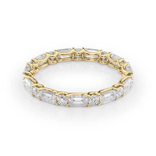 2ct Ramara Round Cut Moissanite Ring - Gold