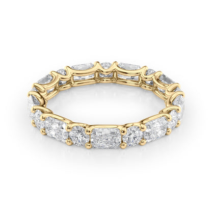 2.8ct Odessa Round Cut Moissanite Ring - Gold