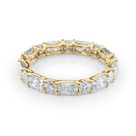 2.8ct Odessa Round Cut Moissanite Ring - Gold