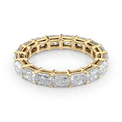 2ct Euphemia Radiant Cut Moissanite Ring - Gold