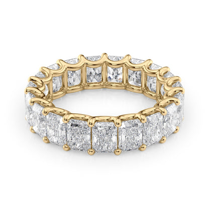 6ct Cleopatra Round Cut Moissanite Ring - Gold