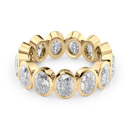 5ct Avesta Oval Cut Moissanite Ring - Gold