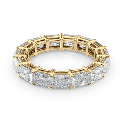 4ct Thalara Radiant Cut Moissanite Ring - Gold