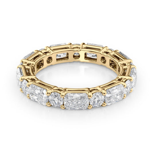 3.7ct Marissa Round Cut Moissanite Ring - Gold