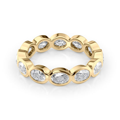 2.4ct Carandis Oval Cut Moissanite Ring - Gold