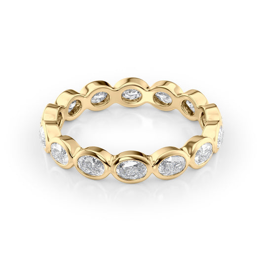 1.4ct Mariquita Oval Cut Moissanite Ring - Gold