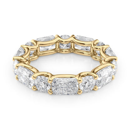 5.7ct Irina Round Cut Moissanite Ring - Gold