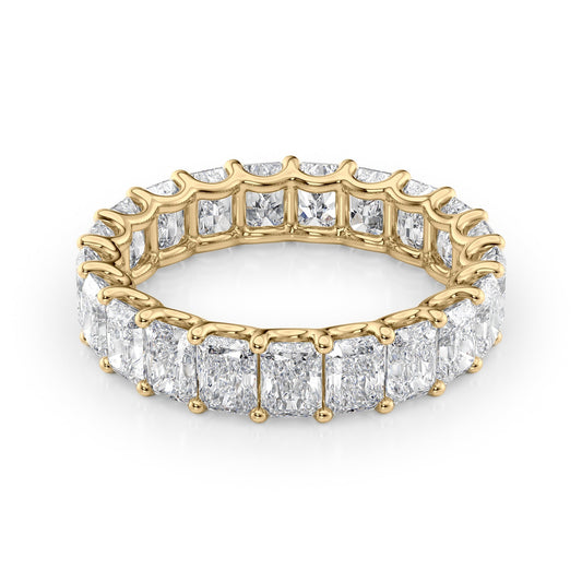 4ct Tobara Round Cut Moissanite Ring - Gold