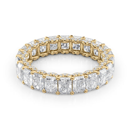 4.3ct Bena Round Cut Moissanite Ring - Gold