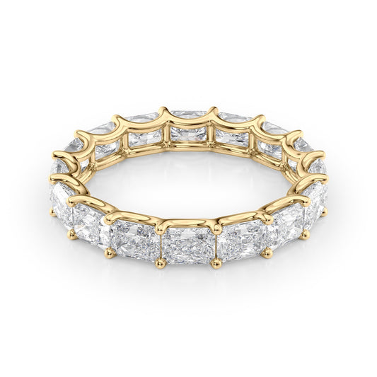 2ct Sarina Radiant Cut Moissanite Ring - Gold