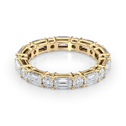 3.3ct Astoria Round Cut Moissanite Ring - Gold